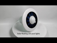 Lampade di piscina a led solari galleggianti con display di temperatura 12 cambiamento di colore