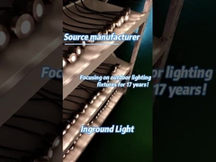 Faretto LED da incasso a terra, impermeabile IP65, a bassa tensione, angolo regolabile, per esterni