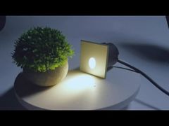 Luce a LED impermeabile IP65 per gradini, da parete, incasso, per giardino, corridoio