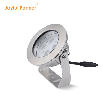 Acciaio inossidabile LED luce subacquea IP68 DC12V 24W bianco caldo 3000K per fontana