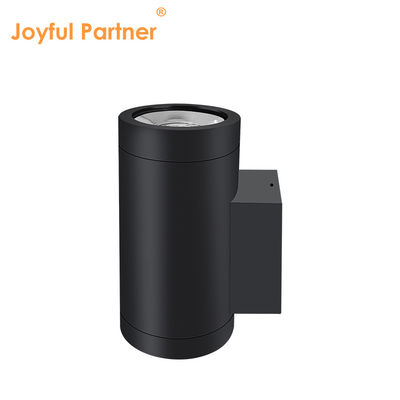 Lampada da parete esterna montata su e giù legata all'alluminio estruso 3000-6000K 18W 24W lampada da parete esterna Cob LED Nero colore dell'alloggiamento