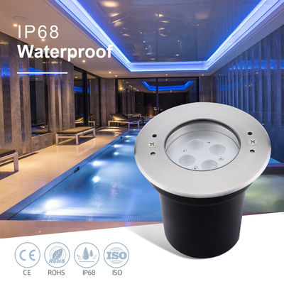 Lampade di piscina subacquea a LED 4W 8W 12W 24VDC IP68 Acciaio inossidabile impermeabile 316 RGB 3in1 per piscine