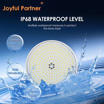Luci per piscina a LED PAR56 piatte, completamente riempite di resina, materiale PC con protezione UV, sostituzione lampade alogene 35W 42W