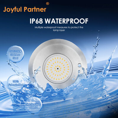 IP68 Underwater PAR 56 Pool Light 6W SMD2835 Dimensione 110*34MM Ultra Thin 10MM