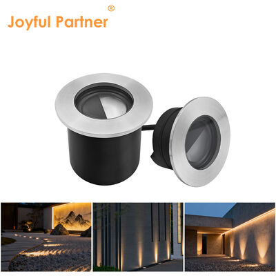 Lumina esterna LED 316 in acciaio inossidabile copertura anteriore impermeabile IP67 4W Cree LED diametro 80mm