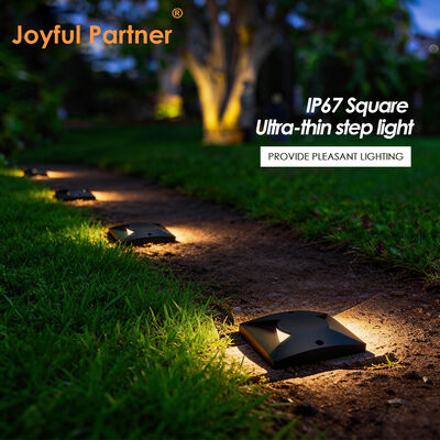 Lumi di percorso di emissione a lato sottile Una visione laterale a due lati IP67 Superficie montata SMD2835 LED100*100MM Materiale di alluminio puro 6063