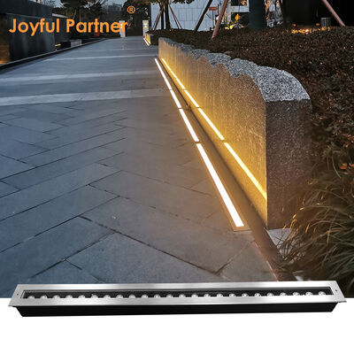 Luce lineare a LED sotterranea 12W 24W 48W DC24V 1000MM 1Meter in acciaio inossidabile316 IP67 Tipo intagliato
