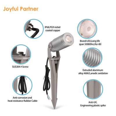 DC 24V 10W Led Spot Spike Yard Light RGBW 4in1 Portatile Acque resistenti all'aria aperta