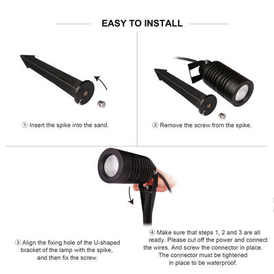 Lampade LED impermeabili per paesaggio esterno IP66 14W COB Lampade da giardino