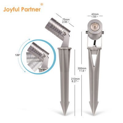 LED Spike 1w 2w 3w Outdoor Garden Spotlight Yard Landscape Light per il prato degli alberi