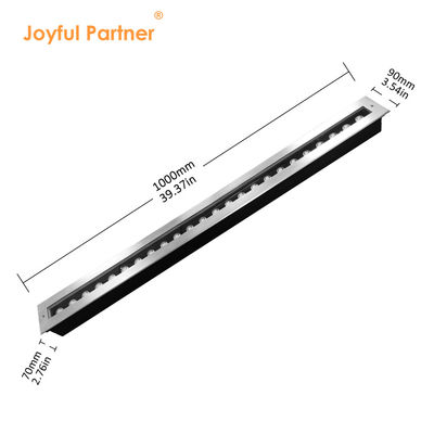 24W DC 24V LED luce sotterranea impermeabile sepolto rientrato ponte illuminazione del pavimento