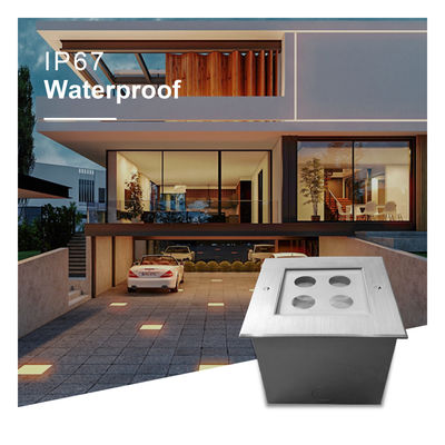 12V di corrente continua a livello del pavimento LED di luce esterna sotterranea IP67 sepolto 3W 4W 8W