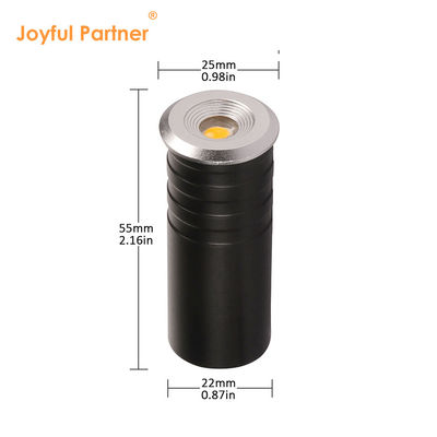 Segnapasso Mini LED con copertura frontale in acciaio inossidabile, LED CREE XPE da 1W con scatola posteriore in alluminio