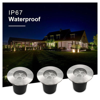 3W Outdoor LED Underground Light 3000k Caldo Bianco Recesso In Ground Lighting