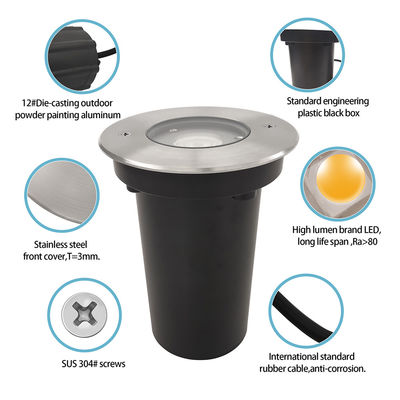 6W luce esterna a LED IP67 12V DC a bassa tensione luce interna