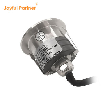 Mini faretto da incasso per giardino esterno ad alta tensione 100-240V con driver esterno 1W 3W copertura in acciaio inossidabile