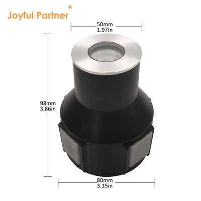 Luci per scale da giardino 3W IP67 RGB3in1 Alloggiamento in alluminio Copertura frontale in acciaio inossidabile Con due anni di garanzia