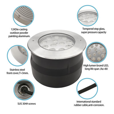 12w 24w 36w Outdoor LED Underground Light Lampada sepolta