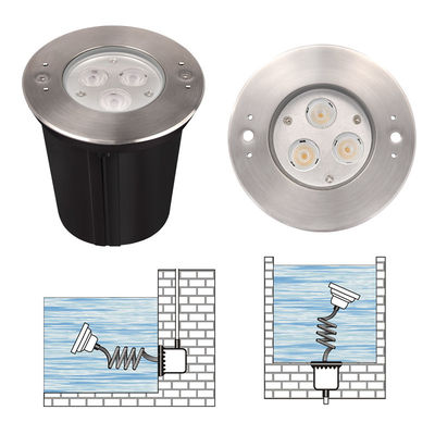 Luce di piscina a fontana intagliata luce subacquea 316 in acciaio inossidabile RGB luci di stagno