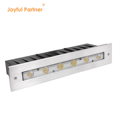 Luce Lineare Subacquea in Acciaio Inox 316 DMX 512 RGB 12W DC24V Lente Asimmetrica RGB3IN1