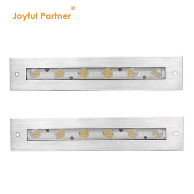 Luce Lineare Subacquea in Acciaio Inox 316 DMX 512 RGB 12W DC24V Lente Asimmetrica RGB3IN1