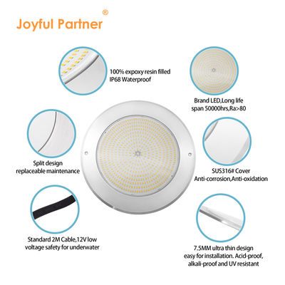 IP68 LED PAR56 Pool Light RGB Color Changing 12VAC 42W Lampade a LED per stagni