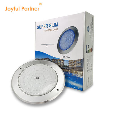 Lampada di piscina a LED impermeabile PAR56 316 SS alloggiamento ABS ultra sottile 7.5mm Resina riempita di parete montata 230MM 18W 25W DC AC12V