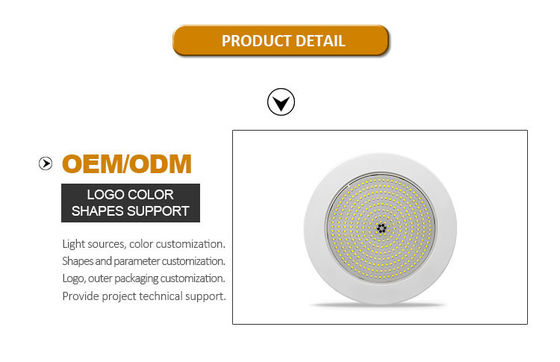 42W 12VAC Lampade a LED per piscine sommergibili IP68 Lampade a LED per piscine RGB montate a muro