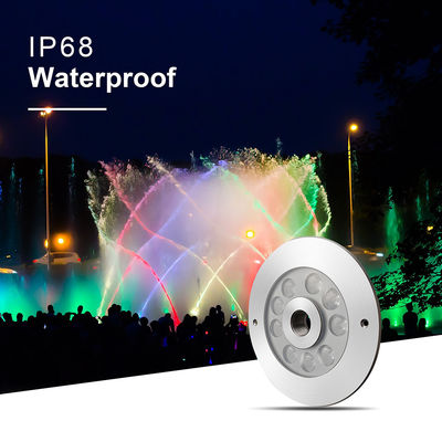 27W 3 in 1 RGB LED Fontana di luce in acciaio inossidabile per piazza commerciale