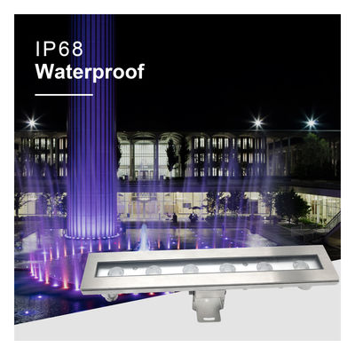 Faretto subacqueo a LED IP68 6W 12W RGB3 in 1, lunghezza 290MM con supporto di montaggio
