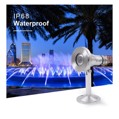 RGB DMX 1W 2W 3W LED Underwater Spot Light 12V 24V 2700K - 6500K Temperatura del colore