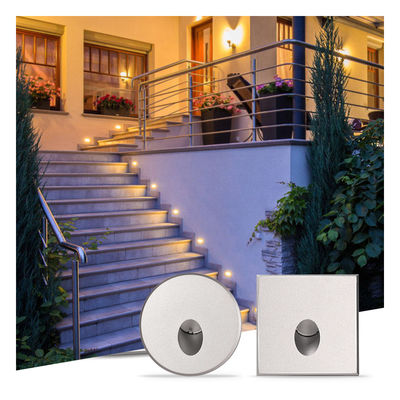Smart LED Lampada da Parete IP65 Corpo in alluminio Quadrato Forma DC 24v 1w 2w 3w LED Lampada da Scala Per Corridoio