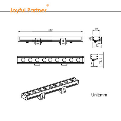 IP65 resistente all'acqua LED Wall Washer Light Alta tensione 110V 220V LED City Color Light