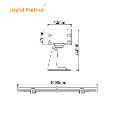 Colore in alluminio 18W LED Lampade di lavastoviglie per pareti all'aperto Lampade lineari impermeabili