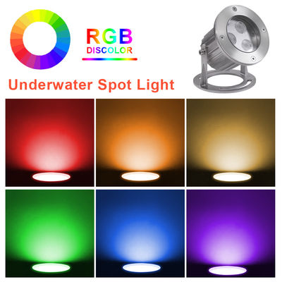 IP68 RGB Fonte LED luci sott'acqua Acciaio inossidabile LED Fonte spot luce