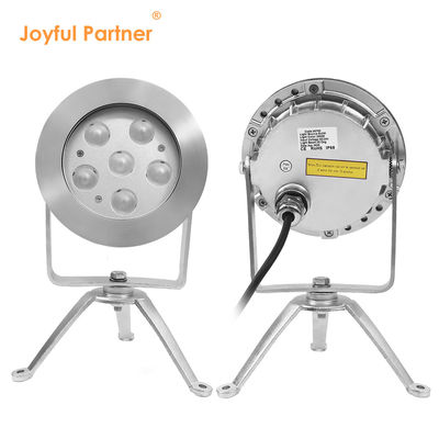 RGBW LED Underwater Spot Light Acciaio inossidabile 316 DMX512 Controllo 12V 24 Voltage Multi Color Change