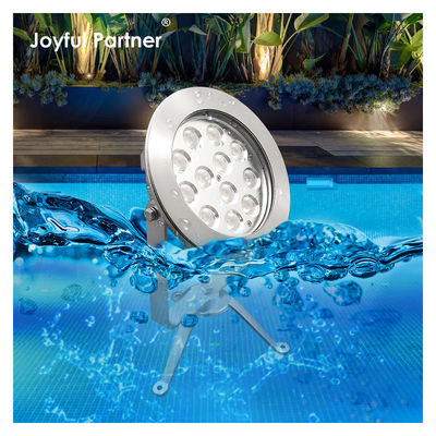 LED Underwater Spot Light IP68 12W 24W DMX Control 316SS RGBW 12/24VDC Durable per piscine da giardino/hotel