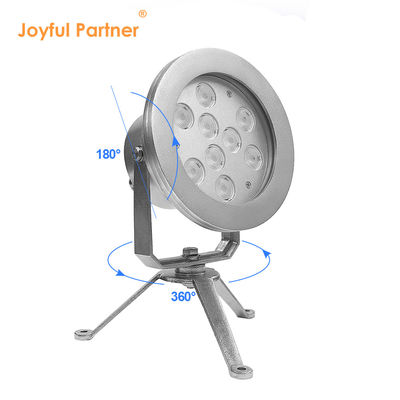 Faretti LED RGBW per acqua con controllo DMX in acciaio inossidabile 304 per piscine costiere europee