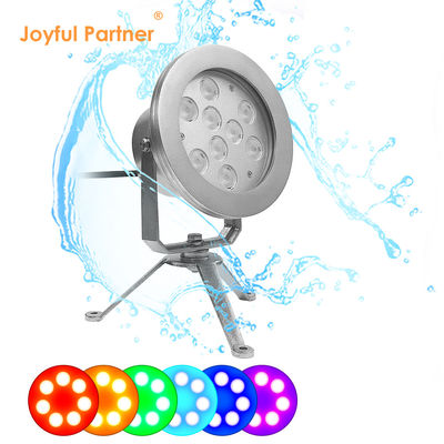 Colorato RGBW Fontana d'acqua Luci a LED Controllo DMX Acciaio inossidabile Luce sottomarina