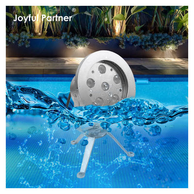 Lampada a fontana LED 6*2W RGB DMX Corpo in acciaio inossidabile 316 DC12V/24V IP68 per piscine