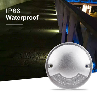 IP67 Ultra-sottile sepolto Inground Uplight 12V 24V impermeabile Deck Light Lampada a terra in incasso