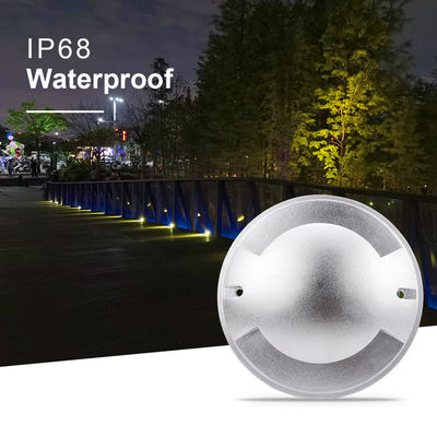 Gioioso Acqueproof Incrusted LED luce in terra Puro alluminio 6063 alloggiamento Uno Due Quattro Strade di emissioni laterali