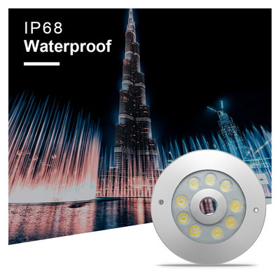 Luce di piscina a terra secca di espulsione centrale 12V / 24V Ip68 Luce subacquea