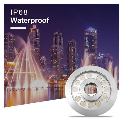 Luce di fonte ad alta potenza a LED IP68 in acciaio inossidabile con foro centrale