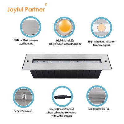 Acciaio inossidabile 316L Luce lineare subacquea
