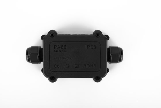 Casella di connessione del cavo impermeabile H Tipo 3 Via di plastica di colore nero terminale rapido