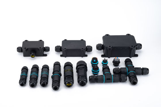 IP68 connettore impermeabile di tipo T 3 canali 3 poli connettore di cavo esterno