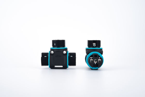 Installazione rapida Connettore circolare femmina in plastica IP68 impermeabile a 2/3 pin Convertitore elettrico