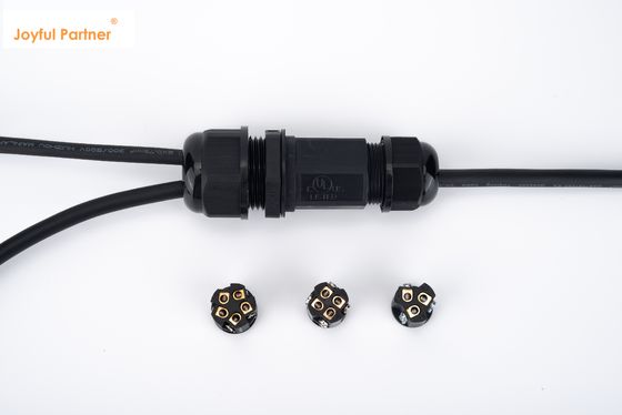1 in 2 Out Nero IP68 Quick Connector Casella di giunzione a cavo sotterraneo impermeabile