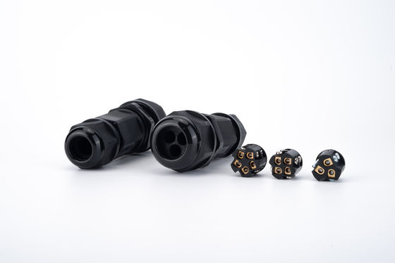 1 in 2 Out Nero IP68 Quick Connector Casella di giunzione a cavo sotterraneo impermeabile